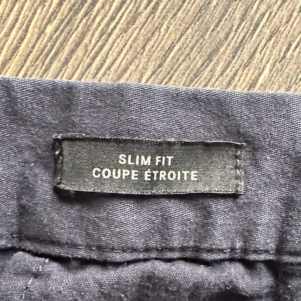 H&M Men's Dark Blue Chinos - Picture 6 of 10